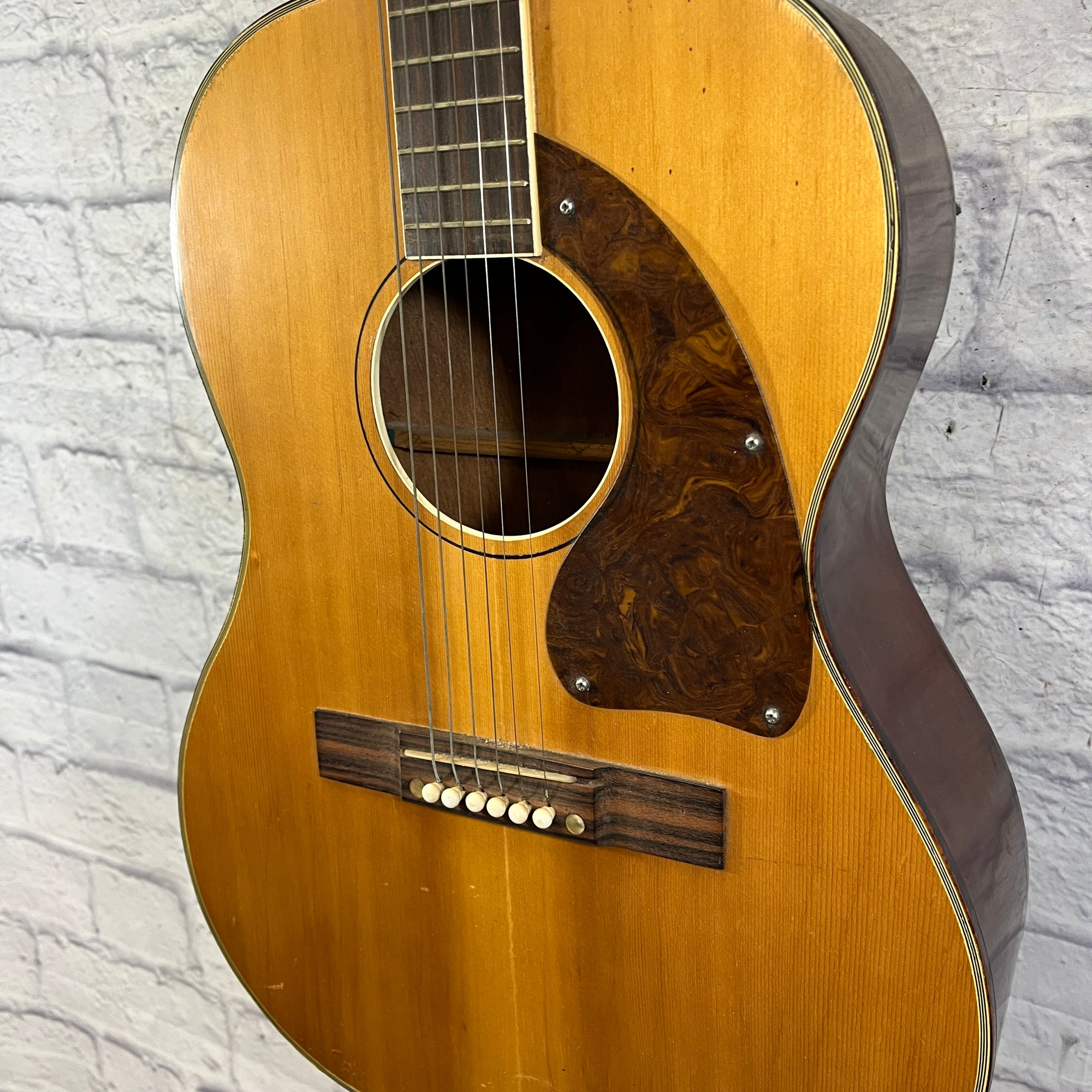 Kimberly Vintage Acoustic Guitar Open Book Headstock