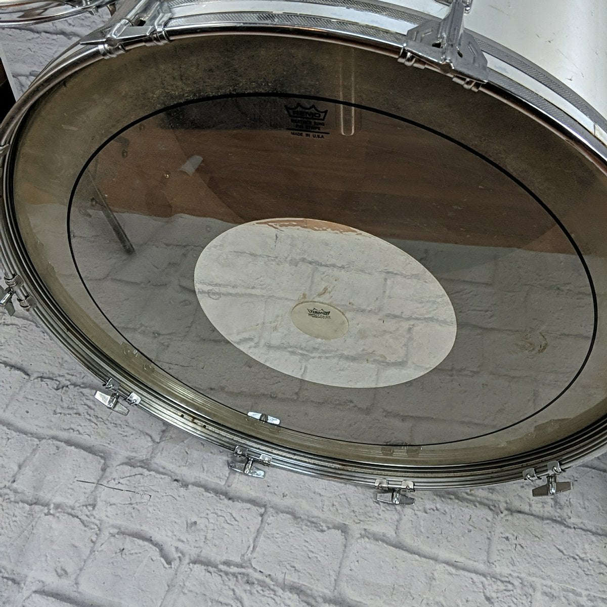 Tama ImperialStar Metallic White Zola Coat Drum Kit 12 14 16 26