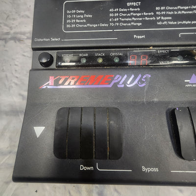 ART Xtreme Plus Modulation Delay Reverb Multi Effects Processor Pedal w/ Power Supply