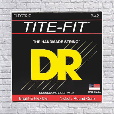 DR Tite Fit Lite Nickel Electric Guitar Strings 9-42