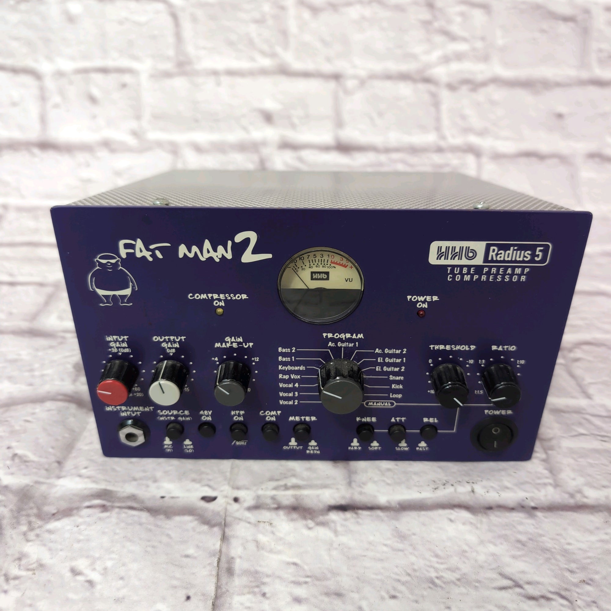 HHB Radius 5 Fat Man 2 Tube Preamp - Evolution Music