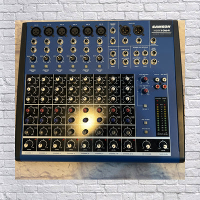 Samson MDR1064 10 Channel Analog Mixer with Padded Case