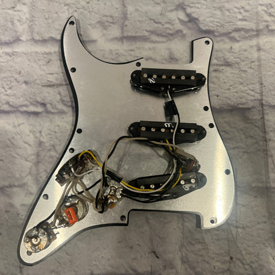 Unknown SSS Black Strat Loaded Pickguard