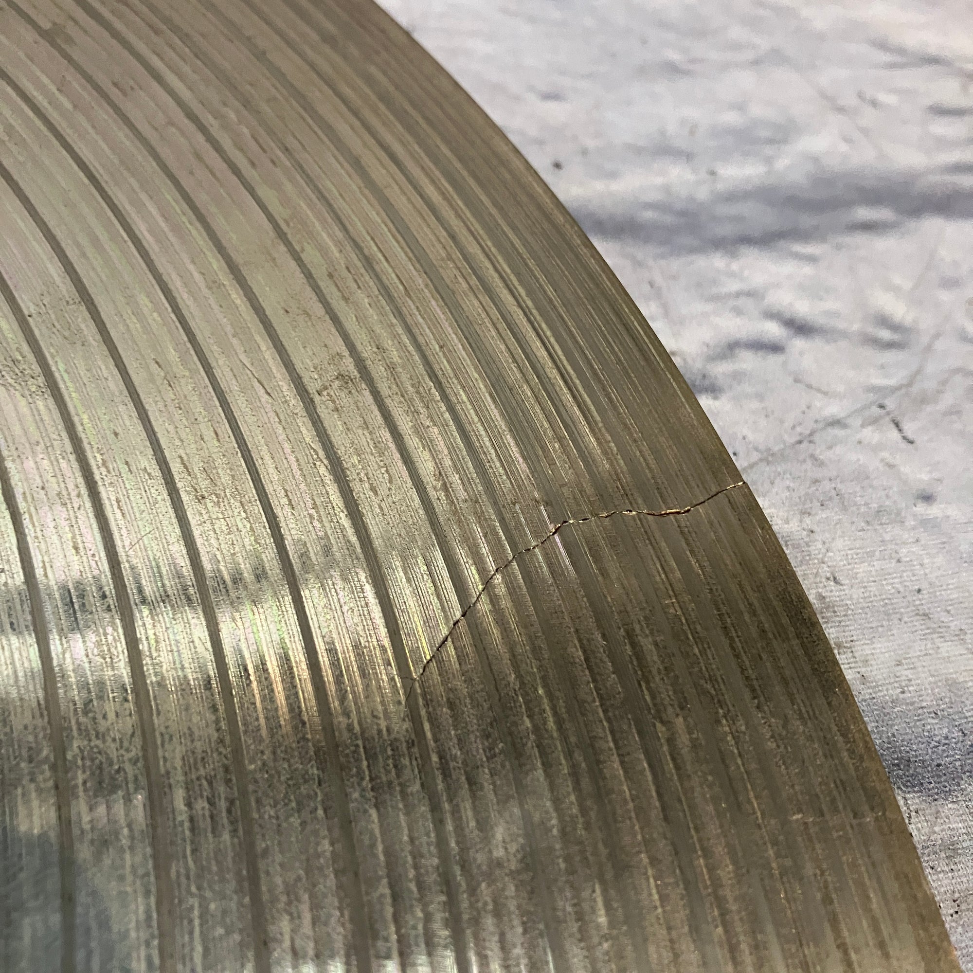 Sabian AA Metal Crash 19" CRACKED Crash Ride Cymbal