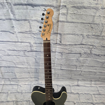 Fender Telecoustic Silver Sparkle Acoustic Guitar