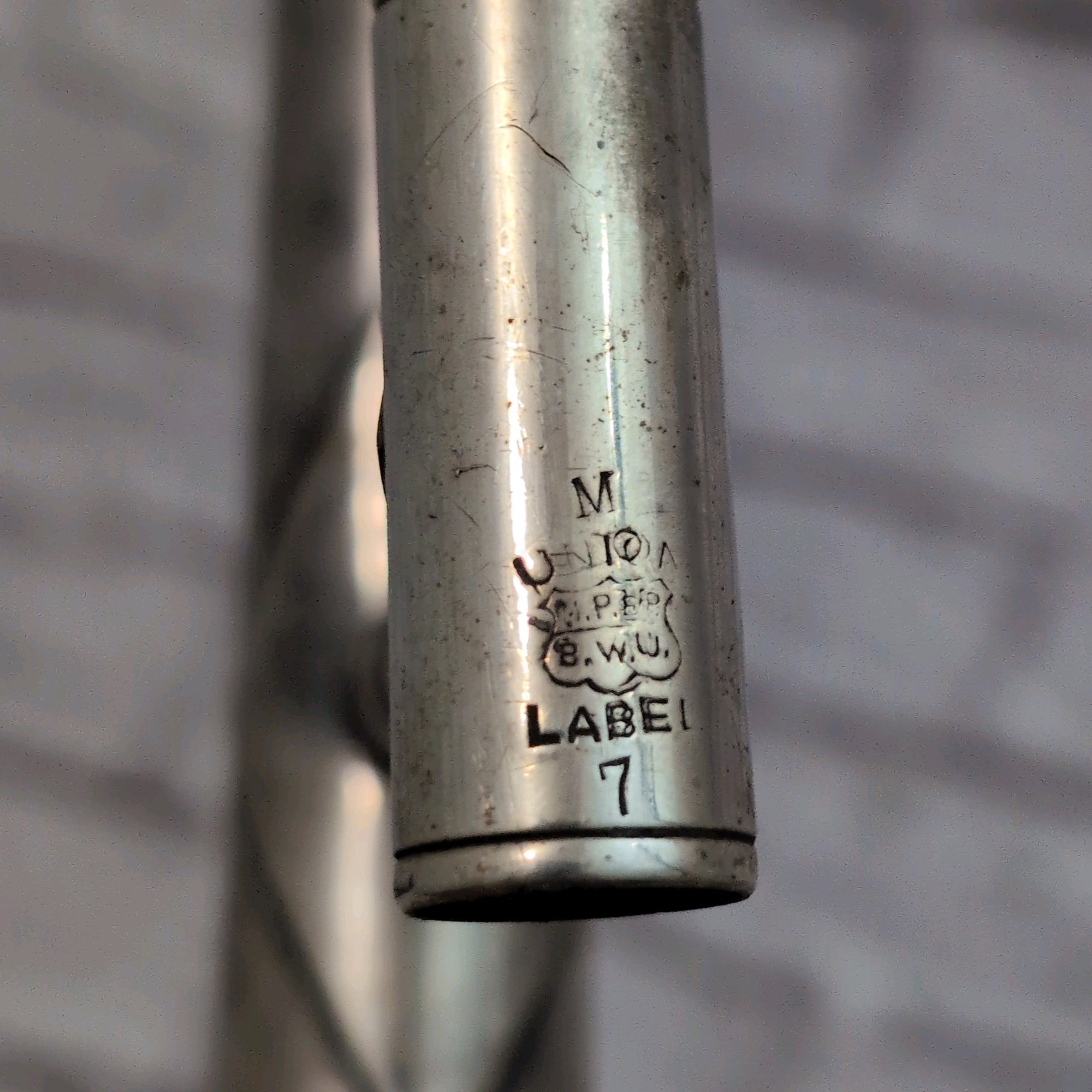 Vintage The Martin Instrument Co. Elkhart Ind. Trombone 1914 Silver