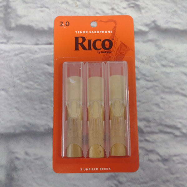 Rico Tenor Saxophone 2.0 Strength 3 Unfilled Reeds - Evolution Music