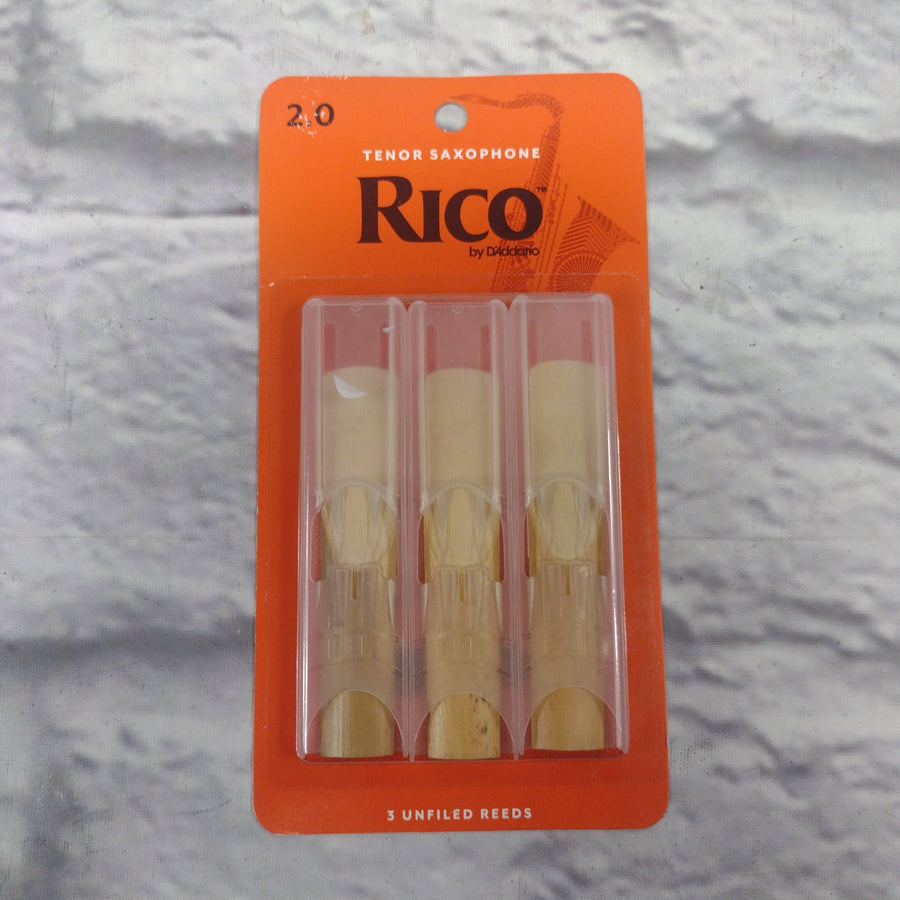 Rico Tenor Saxophone 2.0 Strength 3 Unfilled Reeds