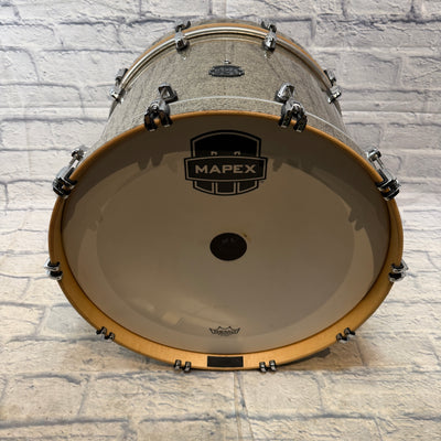 Mapex Saturn 3 Piece Kit 13" 16" 22" - Silver Sparkle Drum Kit