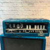 Plush Vintage P1000S Tube Amp Head Blue Sparkle