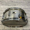 Ludwig 6.5x14 Rocker Snare Drum | Bow-Tie Lugs | Chrome Over Wood | Granitone Interior | 1980s Black/White Badge