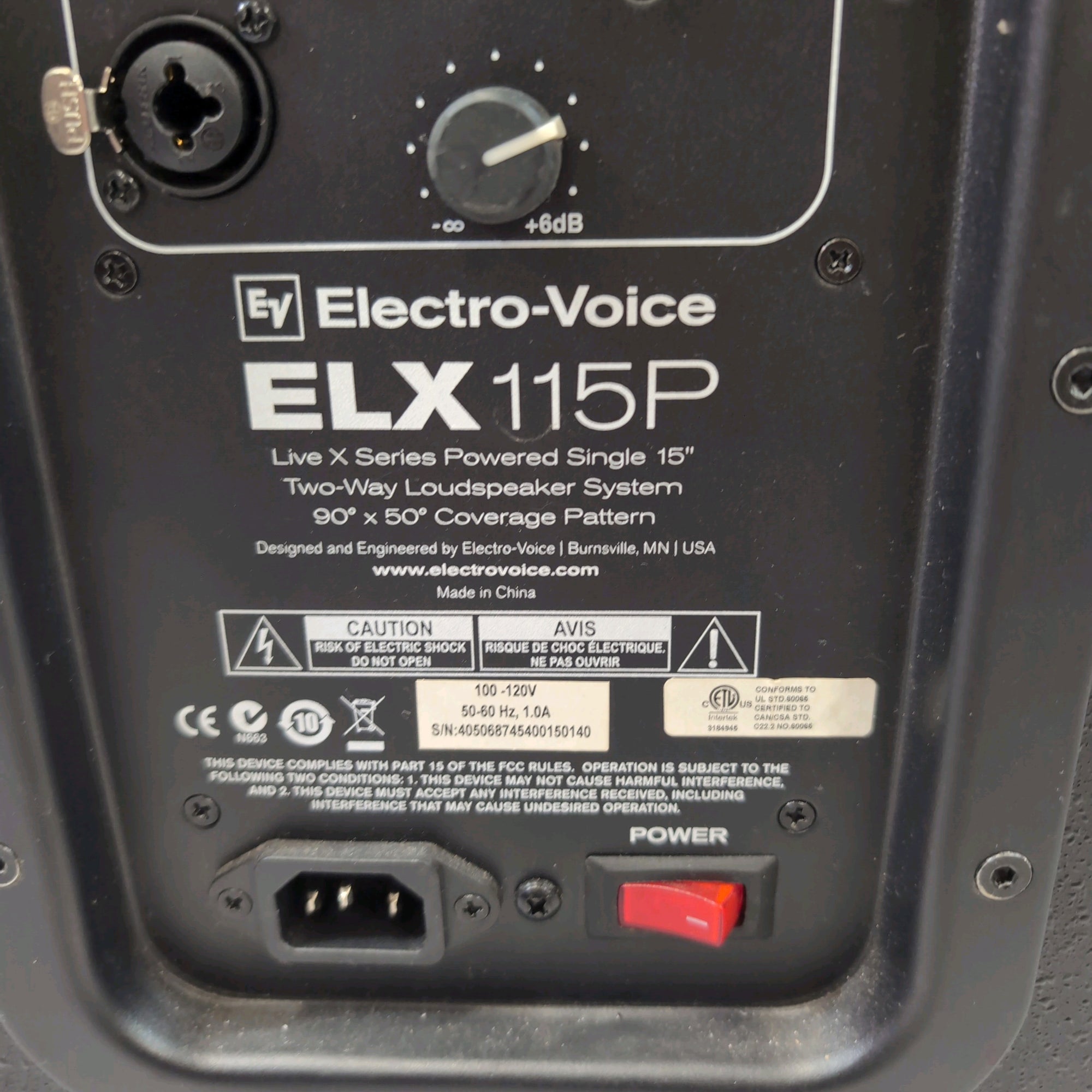Electro-Voice ELX-115P 2-Way Powered Speaker - Evolution Music