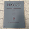 Haydn: Complete Piano Sonatas Vol I URTEXT Sheet Music Book