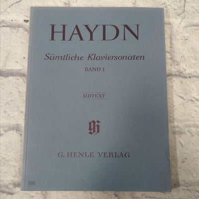 Haydn: Complete Piano Sonatas Vol I URTEXT Sheet Music Book