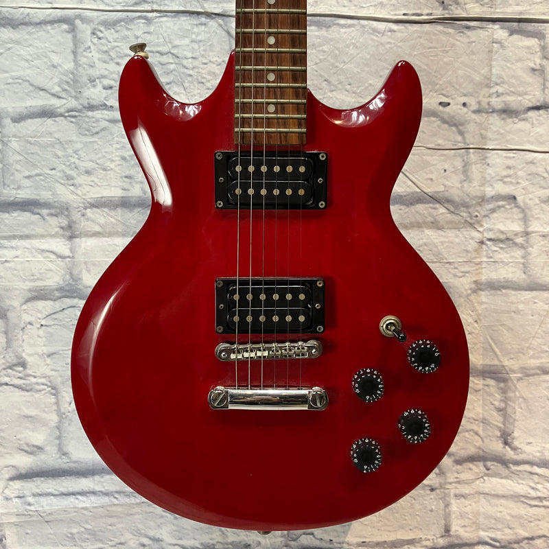エレキギター Ibanez GAX70 赤 Pre Owned Ibanez GAX70 Transparent Red Electric Guitar With