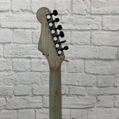 Vintage 1961 Teisco Tulip Bass Converted to Baritone Electric Guitar