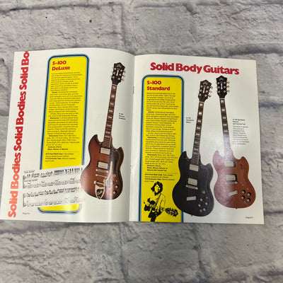 Guild 1975 Electric Guitars and Basses Catalog