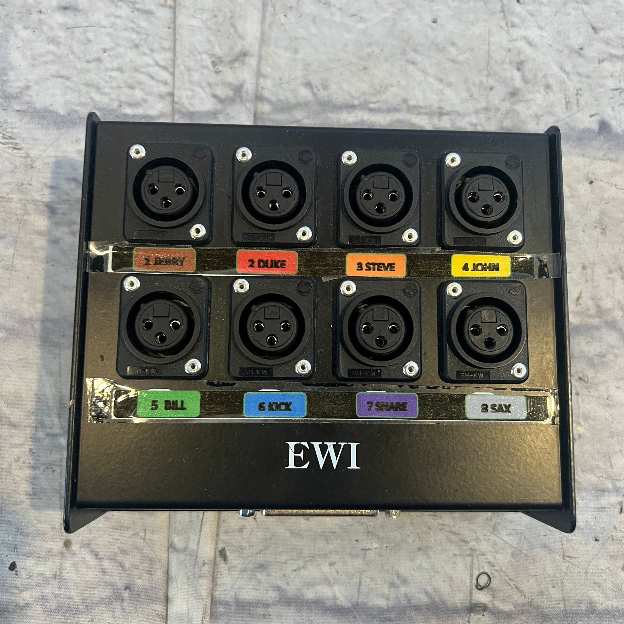 EWI DSX-8 25 Pin DSUB to Female XLR Stage Box