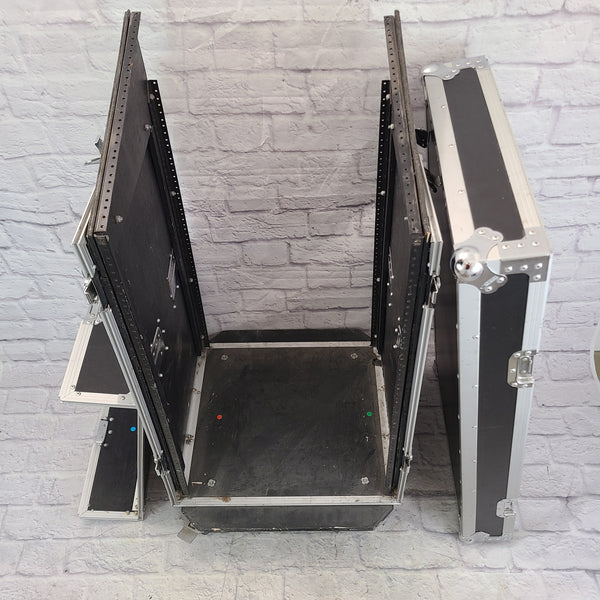 Odyssey 18U Rack Case with Slant Mixer Top - Evolution Music