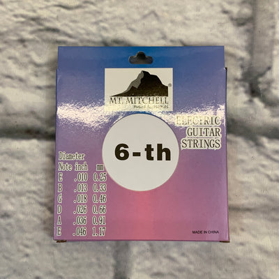 Mt. Mitchell High Quality Nickel Round Wound Light 10-46 Electric Guitar Strings