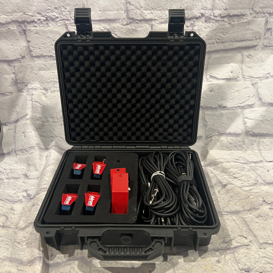 DDrum 6pc Red Shot Trigger Set with Extra Bass Drum Trigger