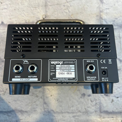 Orange Amps Micro Dark Terror with Cabinet and Carry Bag