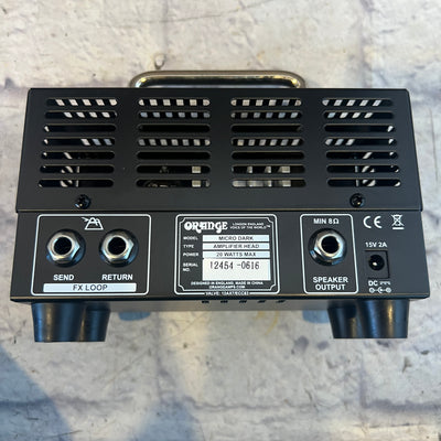 Orange Amps Micro Dark Terror with Cabinet and Carry Bag