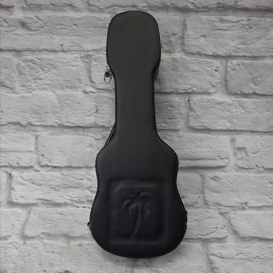 Ukulele Soprano Hard Case Palm Tree