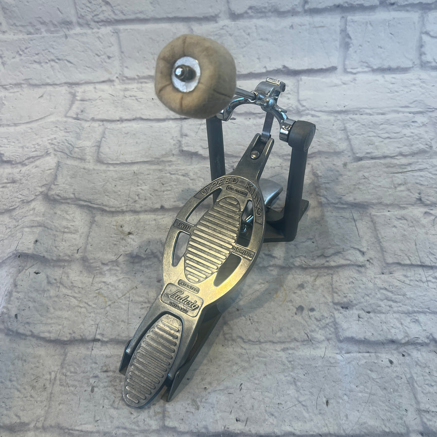 Ludwig Vintage Speed King Kick Pedal Refinished.