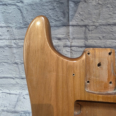 Unknown Strat Style Electric Solid Ash Guitar Body - Natural Finish