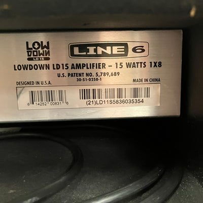 Line 6 LD-15 Bass Guitar Combo Amp