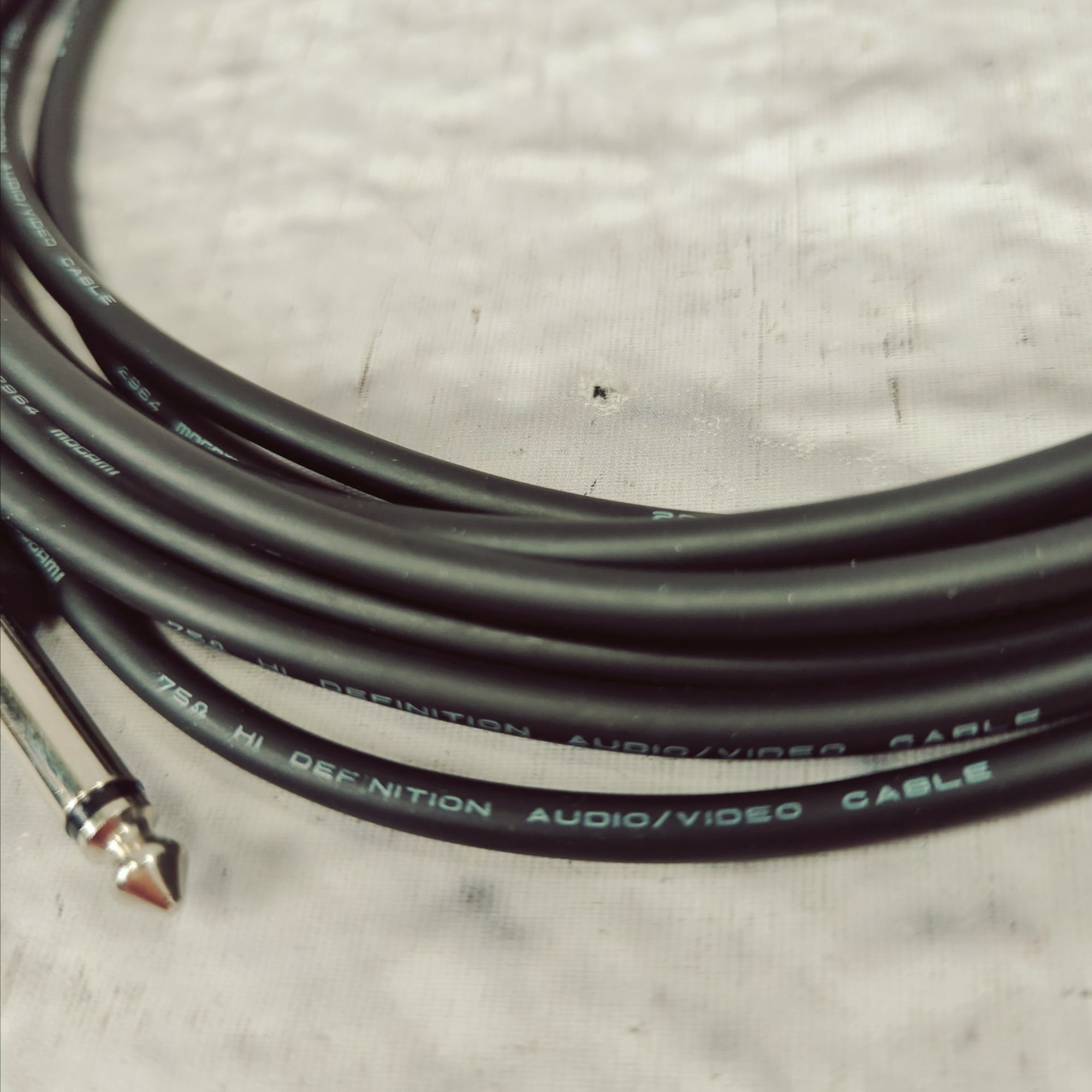 Mogami Pure Patch RCA to 1/4" TS Cable - 15'