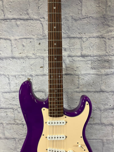 Squier Standard Series Stratocaster Electric Guitar - Purple