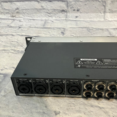 Mackie ONYX 400F Recording Preamp  Rack Patchbay