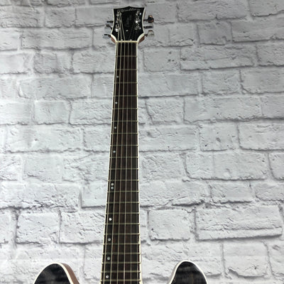 Gatto Custom ES 339 Style  Black Nitro Finish Semi Hollow Guitar