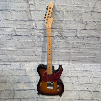 G&L  ASAT Classic Tribute Sunburst Semi-Hollow Body Electric Guitar
