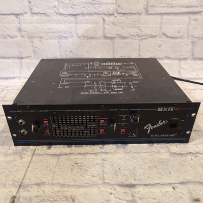 Fender BXR Dual Bass 400 Rack Mount Bass Amp Head