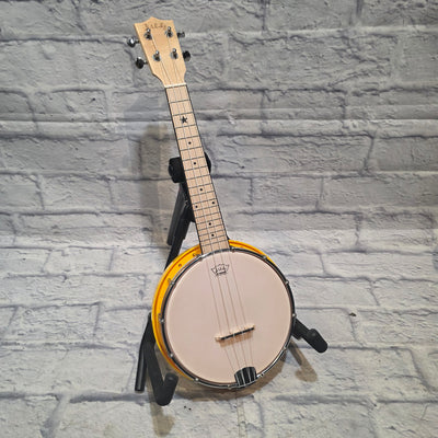 Mulucky Banjo Ukulele - Yellow w/ gig bag