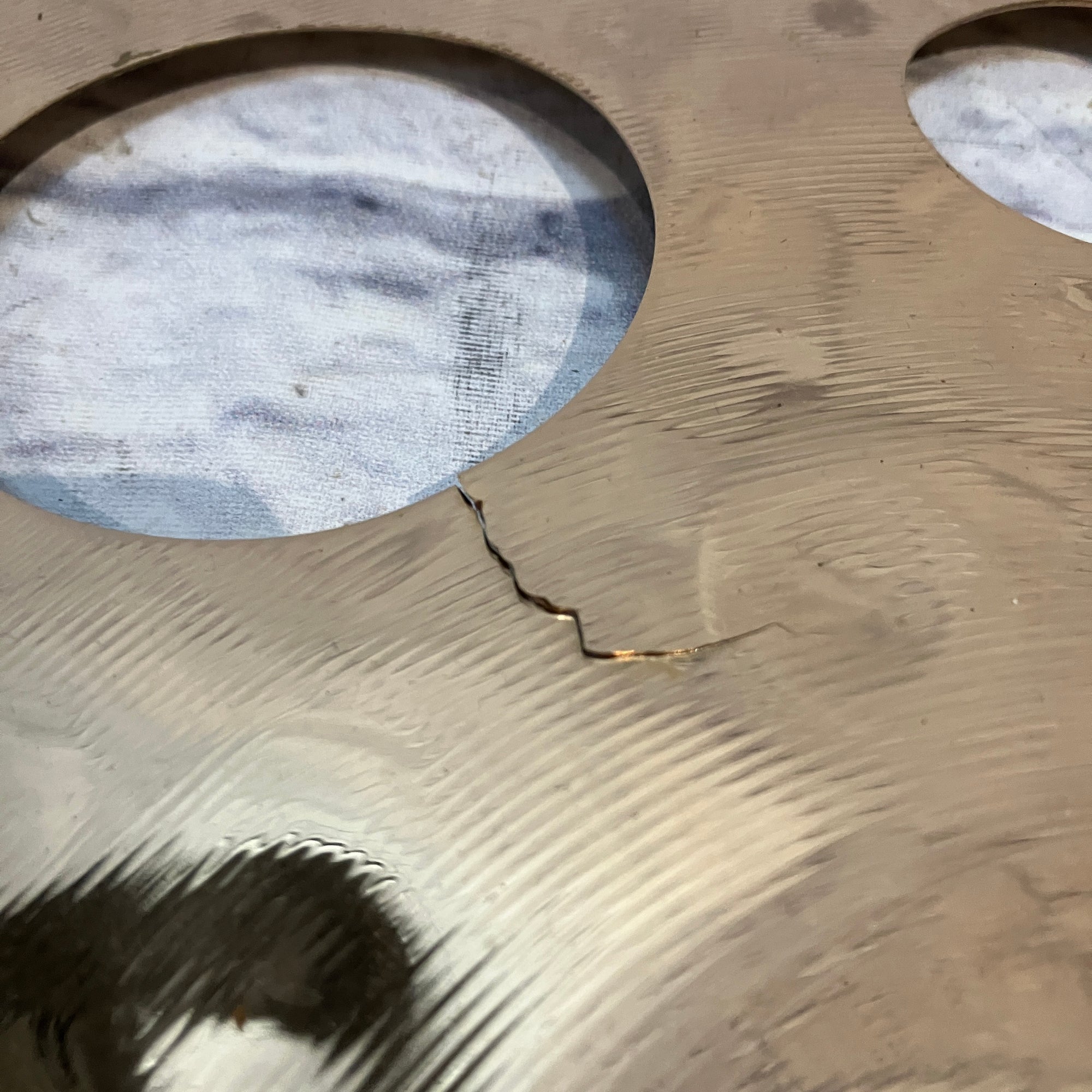 Meinl 18" Classics Custom Trash Crash Cymbal CRACKED