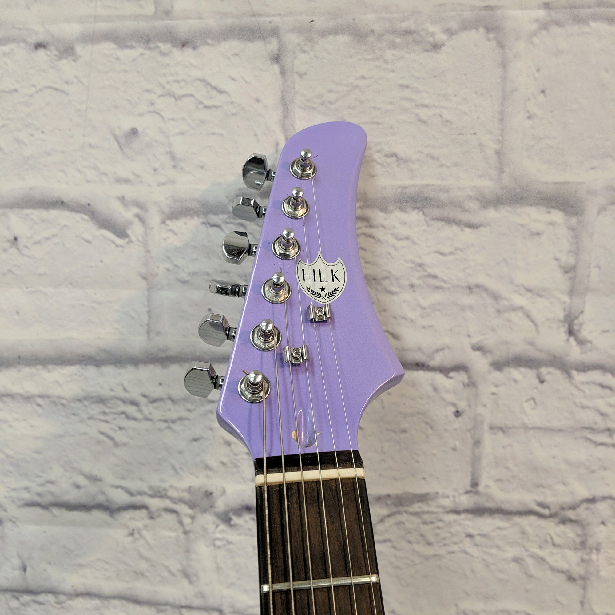 Hard Luck Kings Bombshell Strat Style HH Purple Electric Guitar