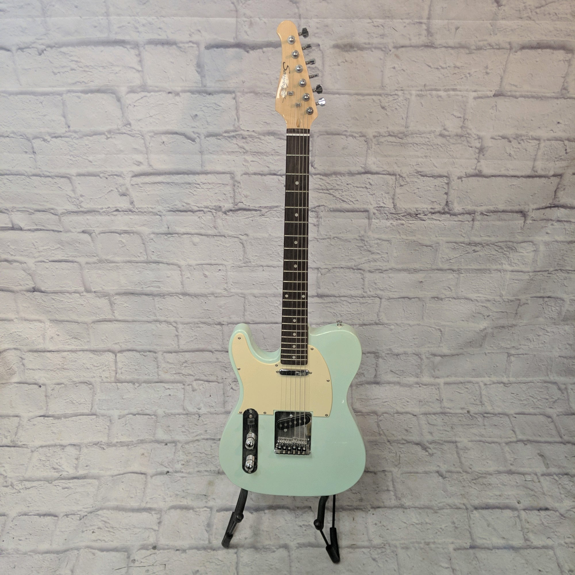 Sawtooth ET Series Tele Style Left Handed Lefty Surf Green Electric Guitar