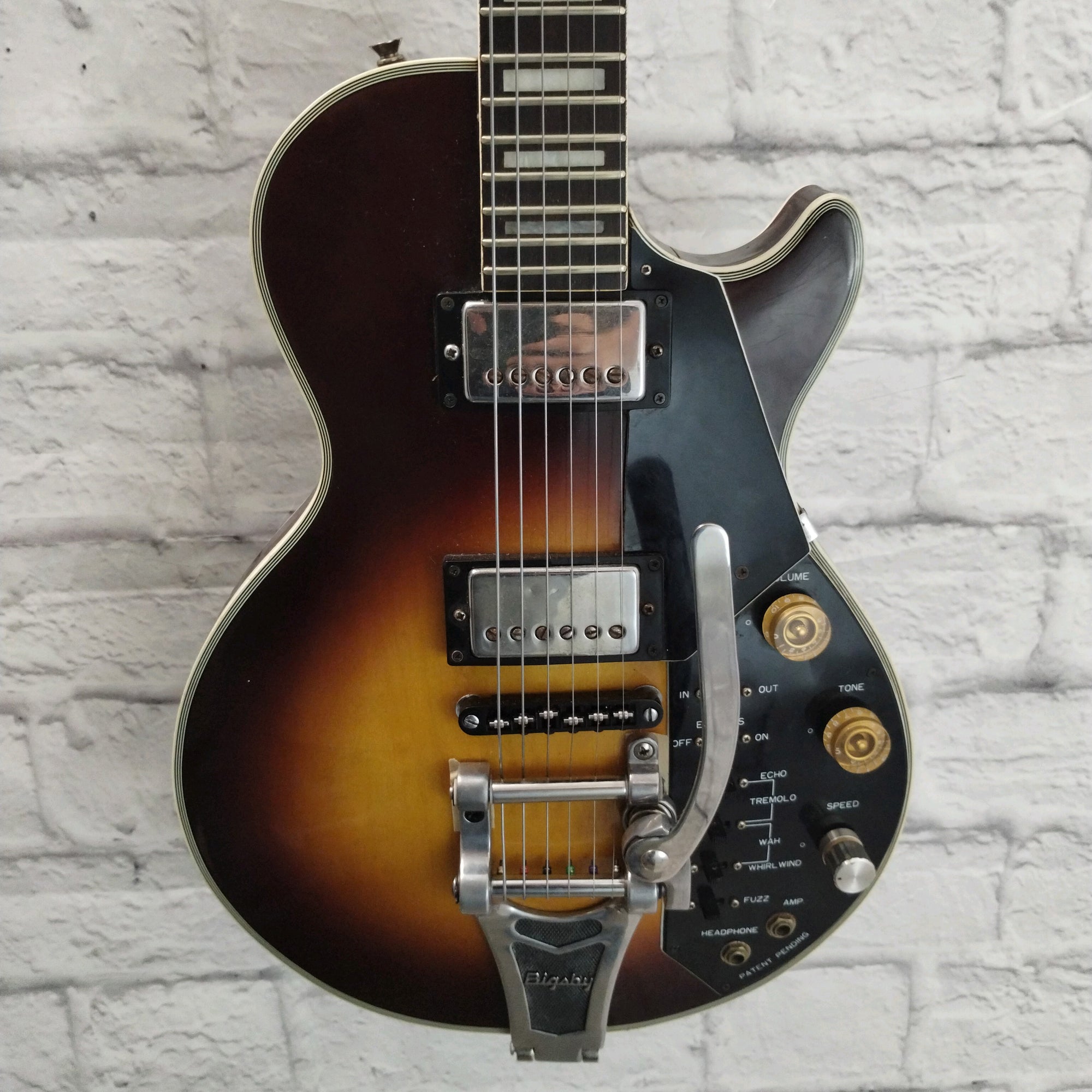 Univox / Kay Effector Vintage 1970's Electric Guitar w/ Built in Effects and Bigsby