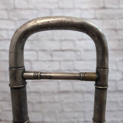Vintage The Martin Instrument Co. Elkhart Ind. Trombone 1914 Silver