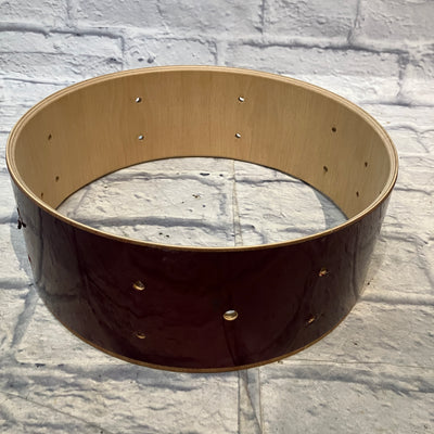 Unknown Red Snare Shell 14" x 5"