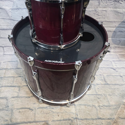 Yamaha Cranberry Red Stage Custom Drum Kit