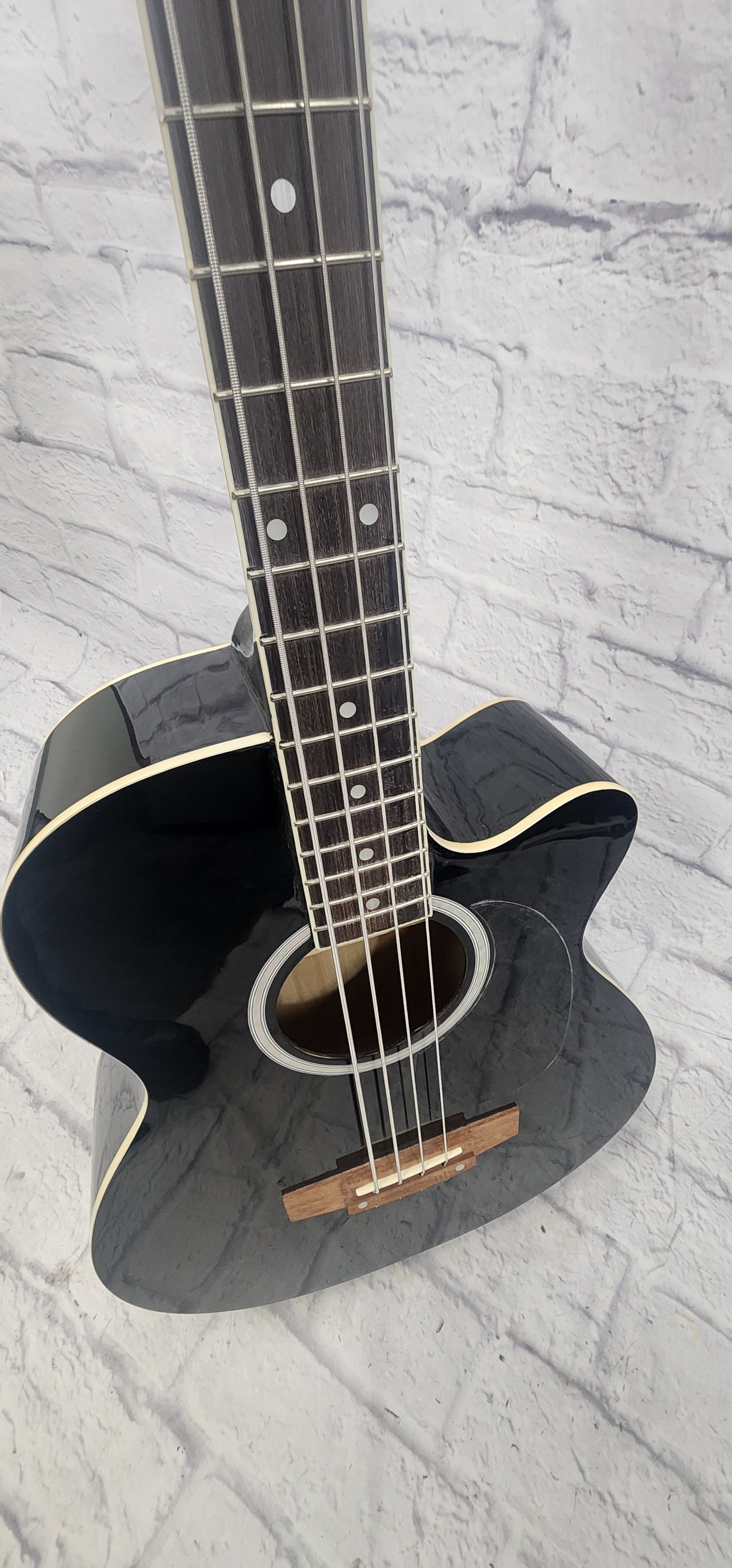 Unknown Short Scale 4 String Acoustic Bass 4 String Bass Guitar