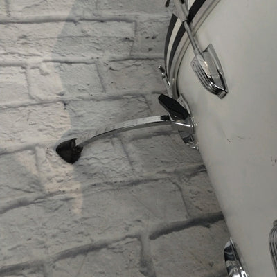 70's Ludwig 22x15 White Bass Drum