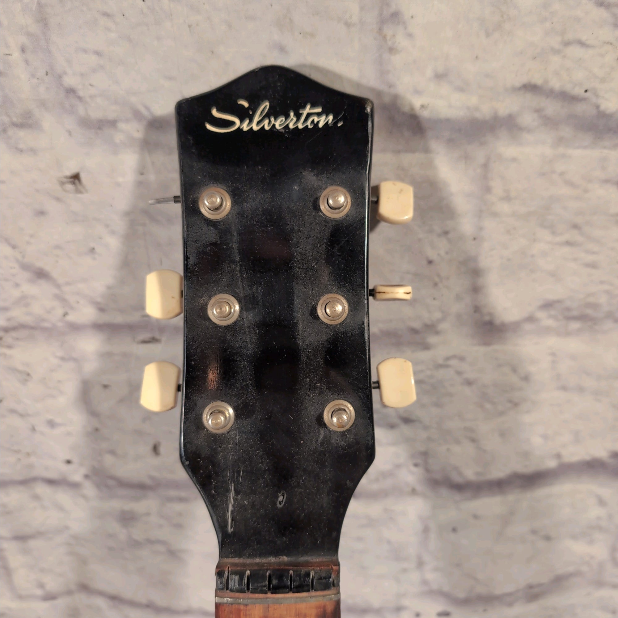 Silvertone Vintage Model 699 Acoustic Guitar Made in Italy