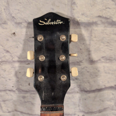 Silvertone Vintage Model 699 Acoustic Guitar Made in Italy