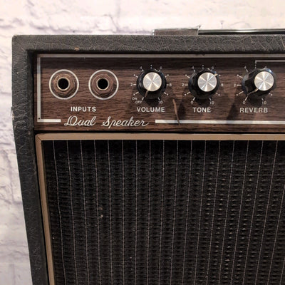 Teisco Vintage CM-88 Checkmate 88 2x8 Solid State Guitar Combo Amp